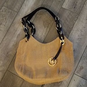 Michael Kors straw bag